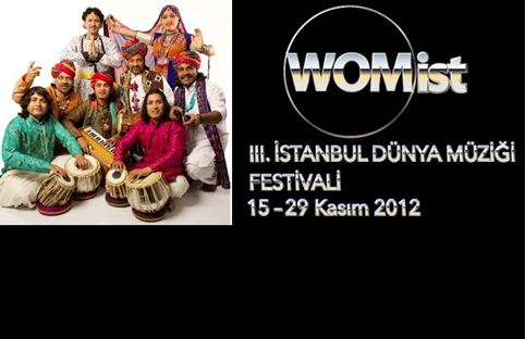Kısa adı WOMIST olan 3. İstanbul Dünya Müzikleri Festivali 15-29 Kasım arası İstanbul da gerçekleşecek.