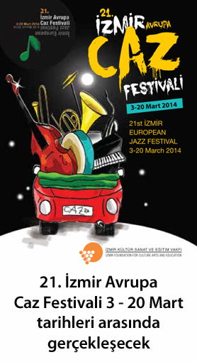 <span style="color: rgb(183, 33, 38);">21. İzmir Caz Festivali Özel</span> Festival bu yıl 3ila 20 Mart tarihleri arası gerçekleşecek.
